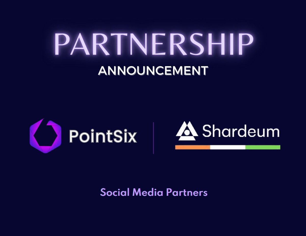 Web3_Alexc's tweet photo. Exciting News!
We are happy to announce our latest social media partnership with @ShardeumIND.
Stay tuned for updates!
#pointsix #pointsixlabs #SHM #Eth #Shardeum https://t.co/xoQ3zVVaWN