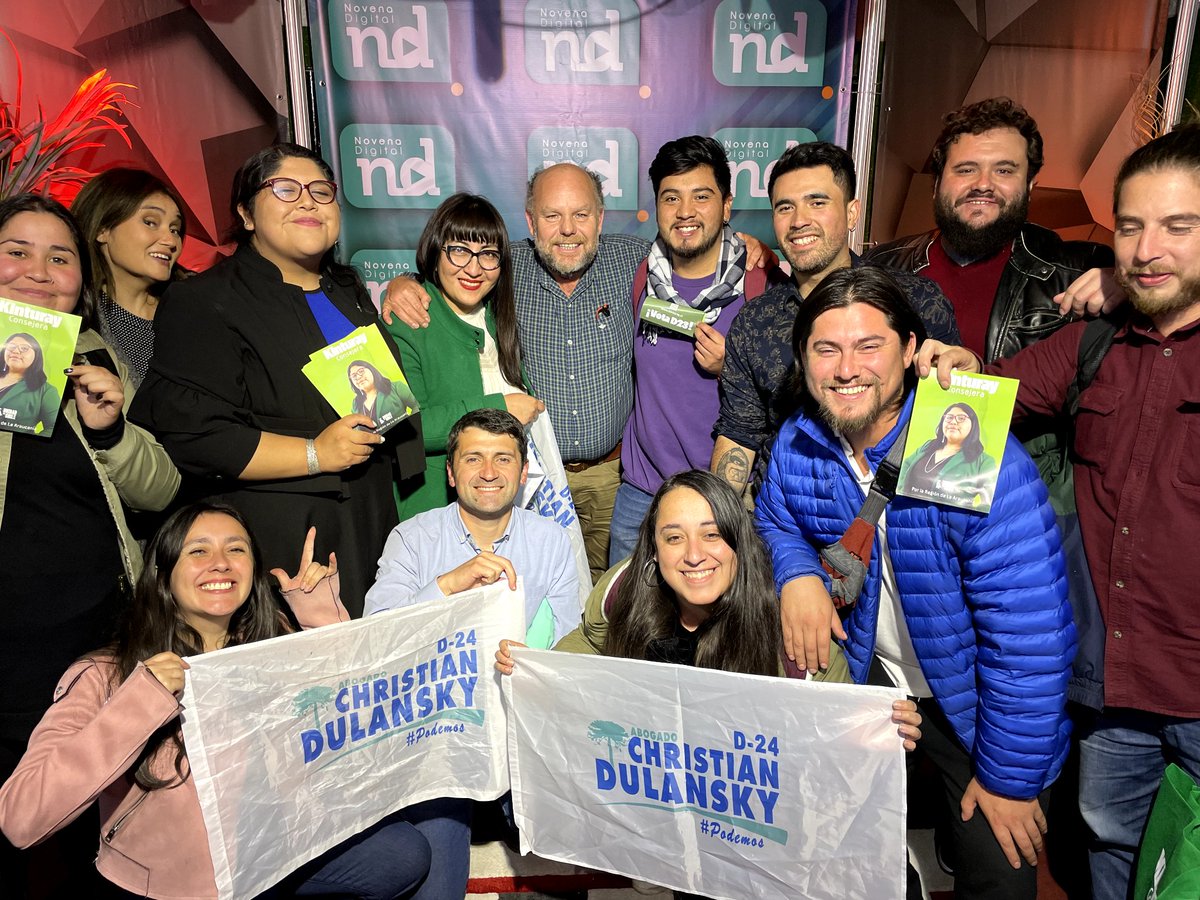 cdulanskya's tweet photo. Gracias por el apoyo de este tremendo equipo humano, junto a @KinturayMelin representando a la lista @ParaChileUnidad @UnidadparaChile @la_convergencia @RDemocratica @NovenaDigital @math_wallmapu @NachoVeraBrito @AndreaBadu #temuko #araucania #malleco #cautin https://t.co/vBmPE2zkvt