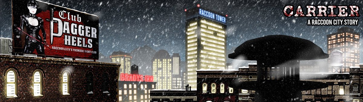 carrier_1998's tweet photo. as fun as this was, it was a total mental drain to visualize and then execute. A snowy night in downtown #RaccoonCity's seedy red light district #REBHfun #ResidentEvil #fetish #MaxPayne #noir #filmnoir #daggerheels #ClubDaggerHeels https://t.co/lR4DXMoYs7