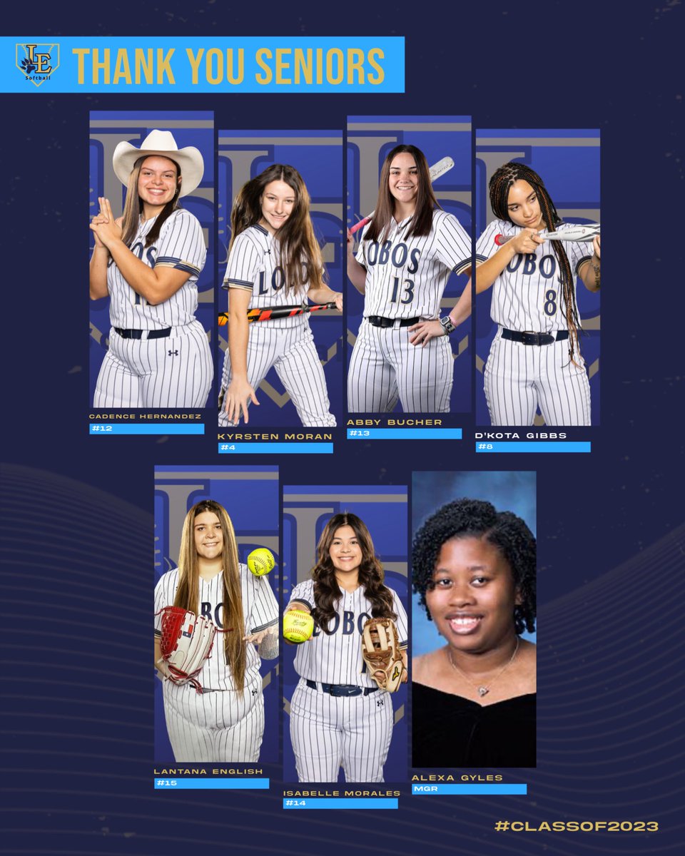 lelobosoftball's tweet photo. We loved celebrating our amazing seniors tonight and are so proud of all that they have accomplished on and off the field. They will definitely be missed next year 💙💛 https://t.co/5Qum8Fdu7B