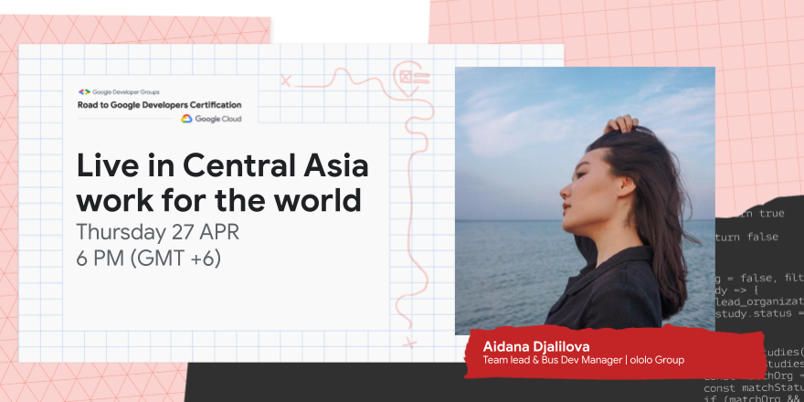 Aseke_Ai's tweet photo. Looking forward to discuss Living in Central Asia and working for the world, perspective from Kyrgyzstan with Aidana Djalilova and Ansar Khangeldin! Grateful to @Ain_kg @ololo_city for help with organizing this stream! https://t.co/LkuYIwbRqC #PrepWithGDG https://t.co/d9x6nUQjbJ