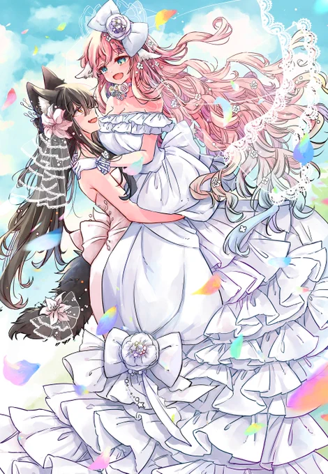 「狼の皮をかぶった羊姫」   本日最終話が公開されました二年半にわたり、アキとモモの恋を見守ってくださり本当にありがとうございました  こちらから読めます↓ コミックス発売中です(5巻5/17発売) 狼の皮をかぶった羊姫 #創作百合 