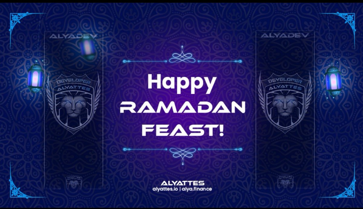 Happy Feast Al-Ramadan to all Muslims🌍 Alyattes Communtiy
#Ramadan2023 #RamadanMubarak #alyattes #AlyaTRADE #AlyaFINANCE #AlyaCARE #Crypto #MEXC #Coinstore #btc #eth #DOGE