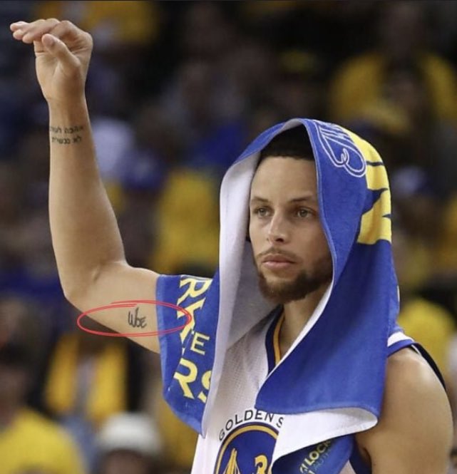 Steph curry ube tattoo