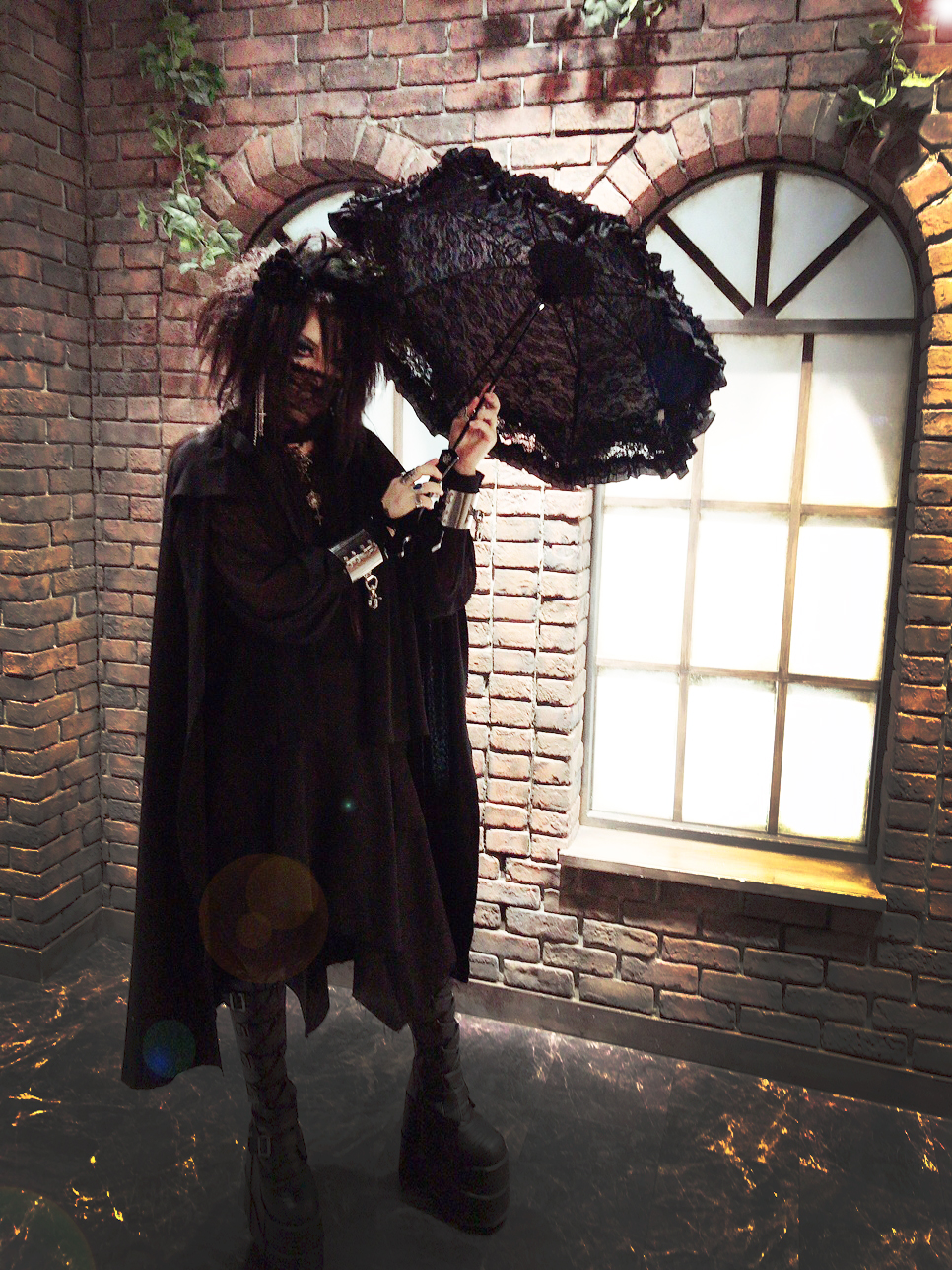 Moi-meme-Moitie ROSE CROIX 図っ パゴダパラソル モワティエ