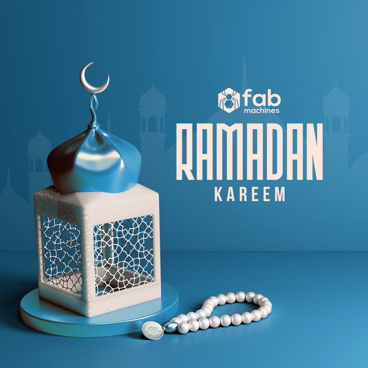 fabmachines's tweet photo. FabMachines Wishes you a Blessed Ramadan 🌙🤲🕌

#ramadan #ramzan #eidmubarak #eidalfitr #3dprinter #carbonfiber #3dprinting #additivemanfucaturing #digitalmanufacturing #rapidprototyping https://t.co/0PZ48p9qkI