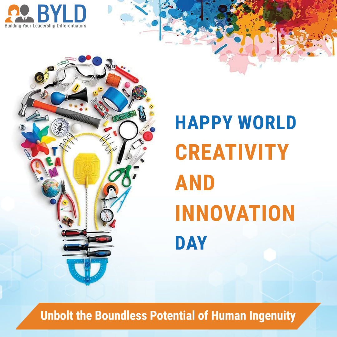Let's think outside the box, and promote collaboration and teamwork. 
Fostering a positive change has always been rewarding.

#byldgroup #BYLD #creativityandinnovationday #creativity #innovation #HappyWorldCreativityandInnovationDay #HappyWorldCreativityandInnovationDay2023