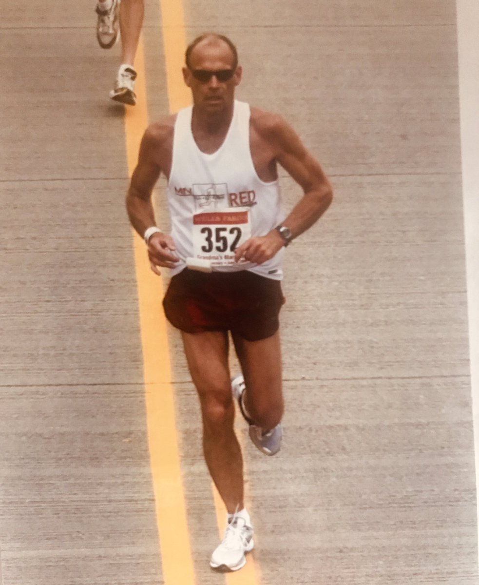 stupidtrumpers's tweet photo. Throwback Thursday to 2009 a @GrandmasMara moment near the finish line ! 4 mile run tonight the ice is off the lake ! Yeah ! #mn #runmn #runnerproblem #grandmasmarathon #fit #marathon #Throwback https://t.co/2lU6PkqIzw