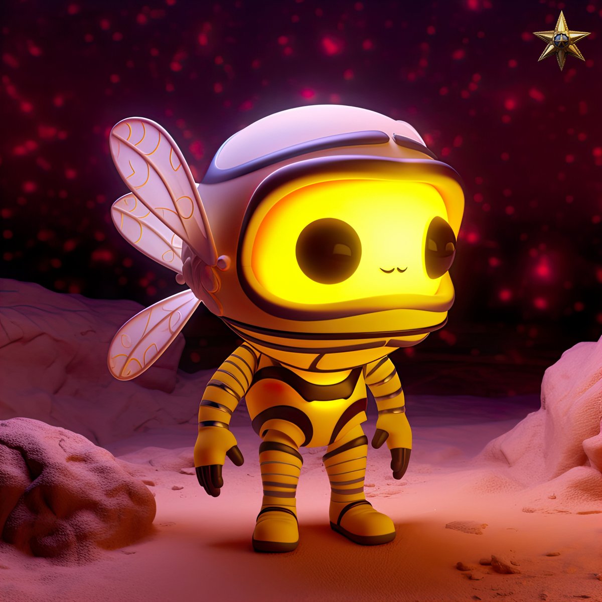 CurlyP139's tweet photo. https://t.co/GsXOr1dvkV New Drops! Star Seekers SE1 & SE2 - Bees To The Moon exclusively at @spaceibles @CopernicSpace #beestothemoon #ToTheMoon #bees #starseekers #space https://t.co/6MJJH9qJVF