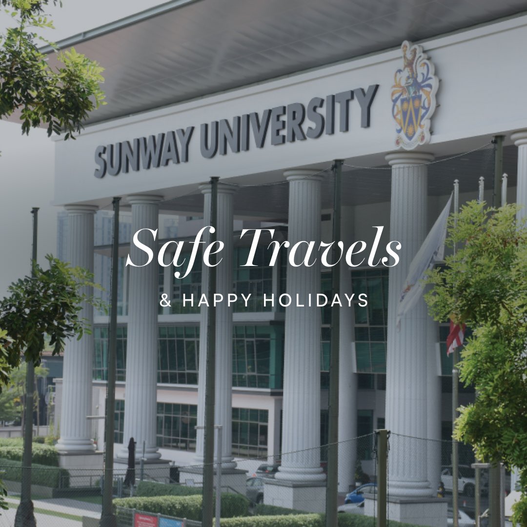 SunwayU's tweet photo. Wishing you safe travels and joyful Raya celebrations! May your journey be filled with blessings and laughters.
#CampusWithAConscience #SelamatHariRaya https://t.co/a6KpTn1bBQ