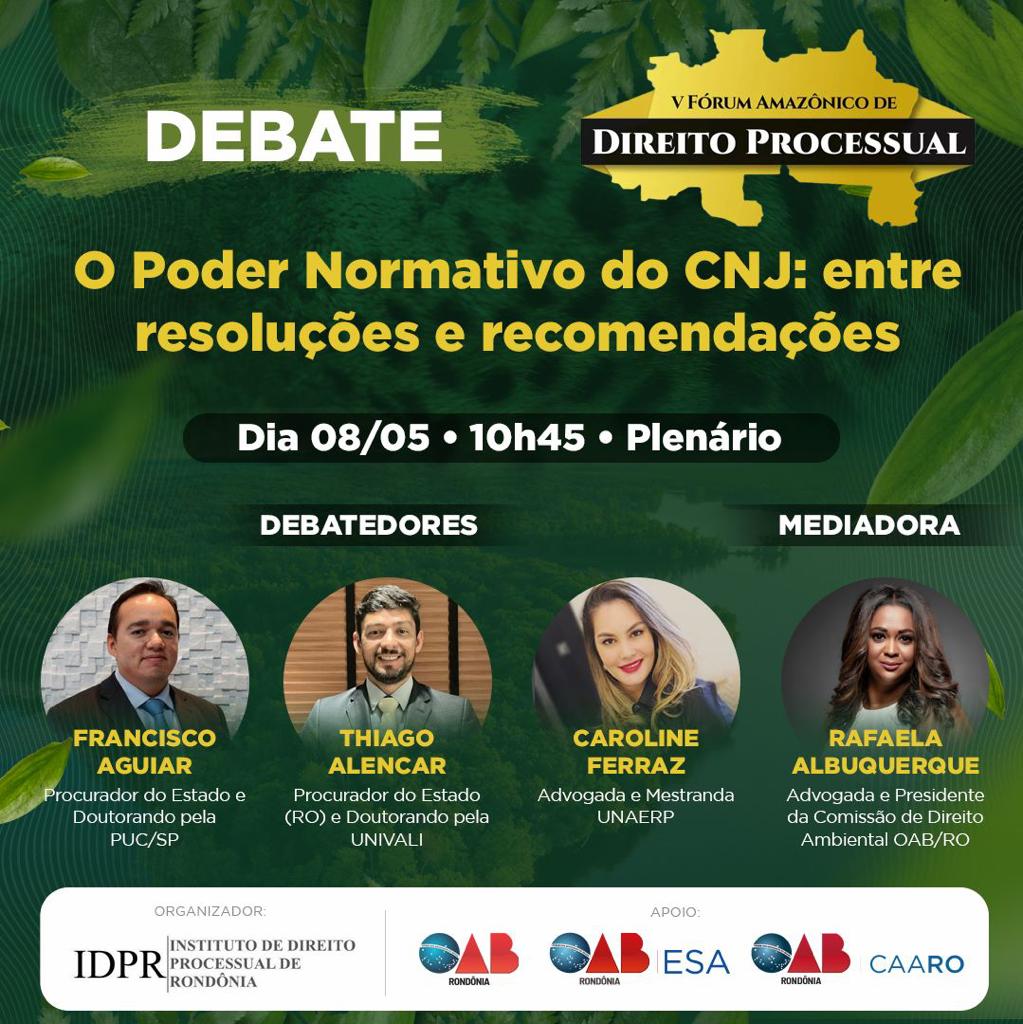 idprprocesso's tweet image. Mais 3 mesas confirmadas no V Fórum Amazônico de Direito Processual