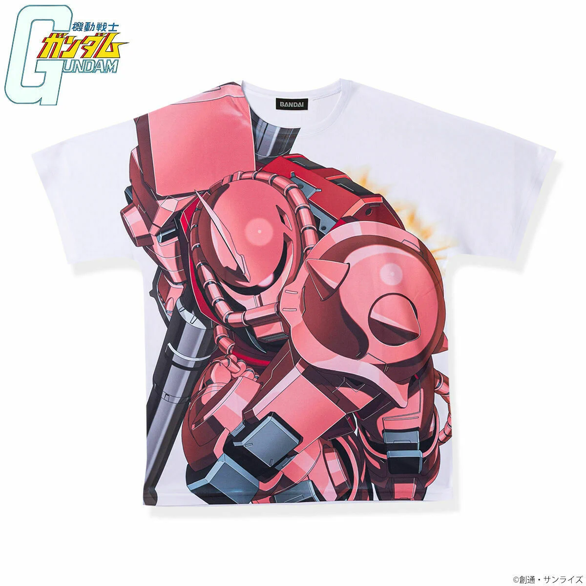 シャア専用 Tシャツ　ザク　機動戦士ガンダム　アナウンサー バンコレ！🔴バンダイファッション【公式】 on X: 