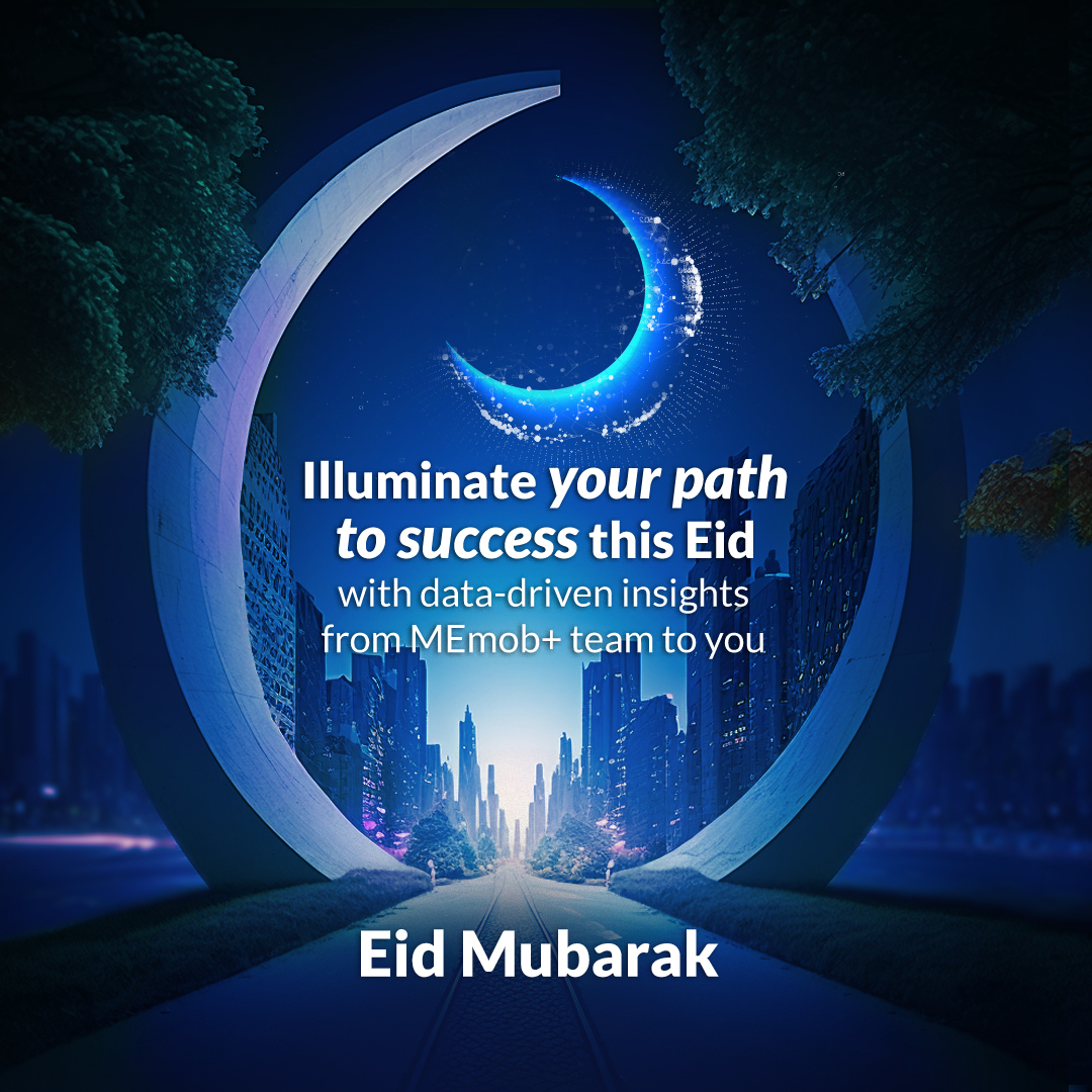 memobtechnology's tweet photo. May your Eid be filled with joy, love, and prosperity!
Eid Mubarak from MEmob+ to you.
Sending you our warmest wishes, and may this day be filled with new beginnings and endless blessings.#MEmob #DataIntelligence #Ramadan #EidMubarak #EidAlFitr #MENA #KSA #Qatar #UAE #Success https://t.co/nlE7Llj76s