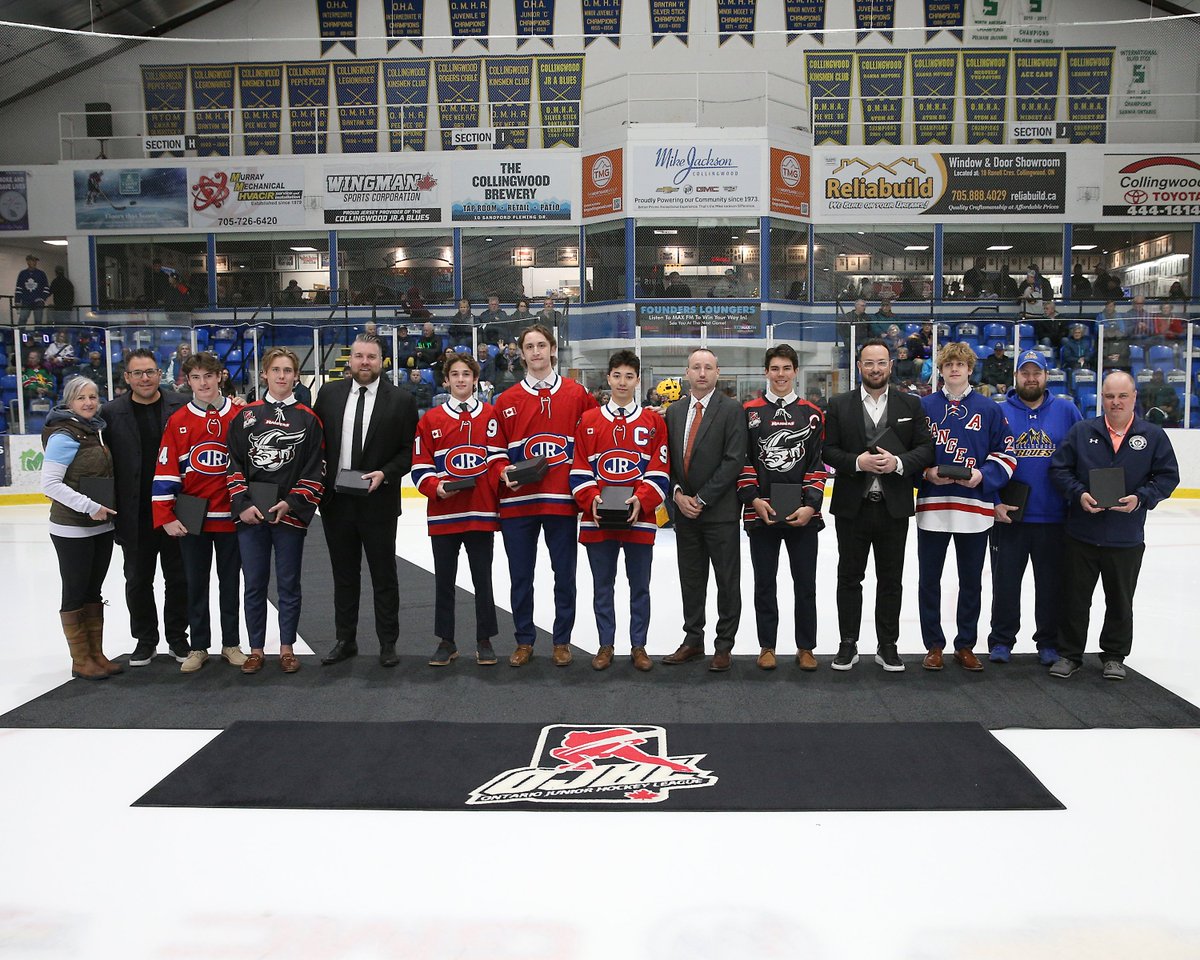 OJHLOfficial's tweet photo. Presenting the Class of 2022-2023 OJHL Award Recipients. (5-5) https://t.co/ZyibWTvEi0