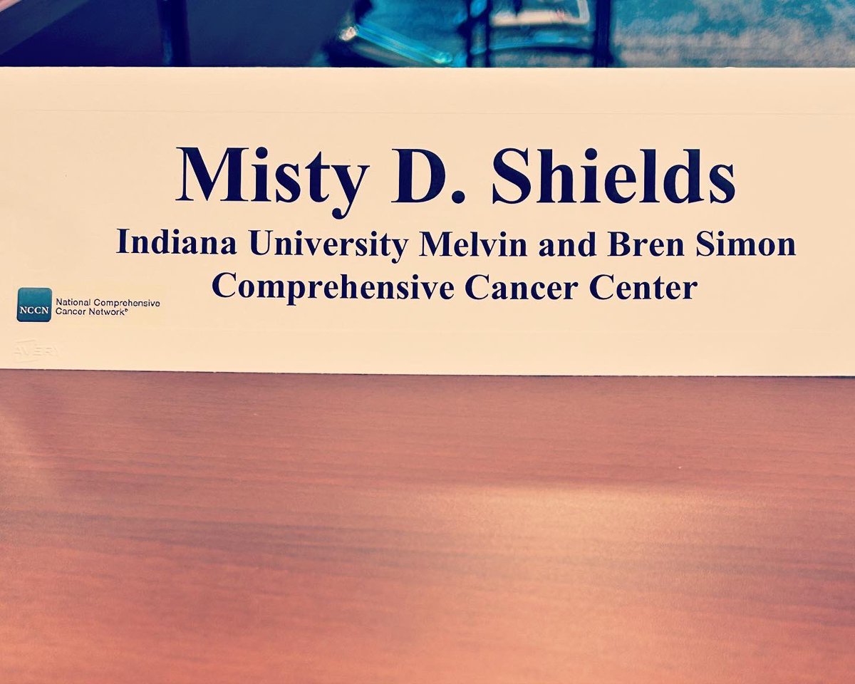 What an incredible opportunity to help set national guidelines and represent @iusimoncancercenter today on the NCCN Small Cell Lung Cancer Panel. #sclc #lcsm #cancer @nccnorg <a href="/IUMedSchool/">IU School of Medicine</a> <a href="/IUHemOnc/">Indiana University Hematology/Oncology Fellowship</a>