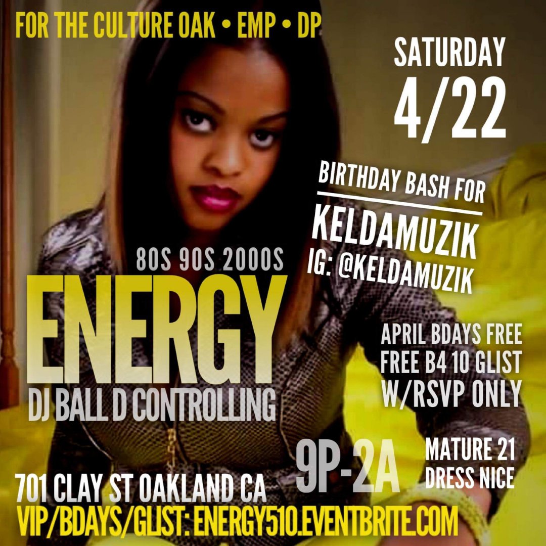 Keldamuzik's tweet image. "Get ready to party this Saturday!"

#hiphopinternational #hiphopunderground #hiphopstyle #actresslifestyle #bayarearap #bdayweek #hiphopmemes #femalerapper #hiphopnews #divainthemaking #bayareaartists #host #singer #ariesseason #bayareamusic #bayareahiphop #keldamuzik #diva
