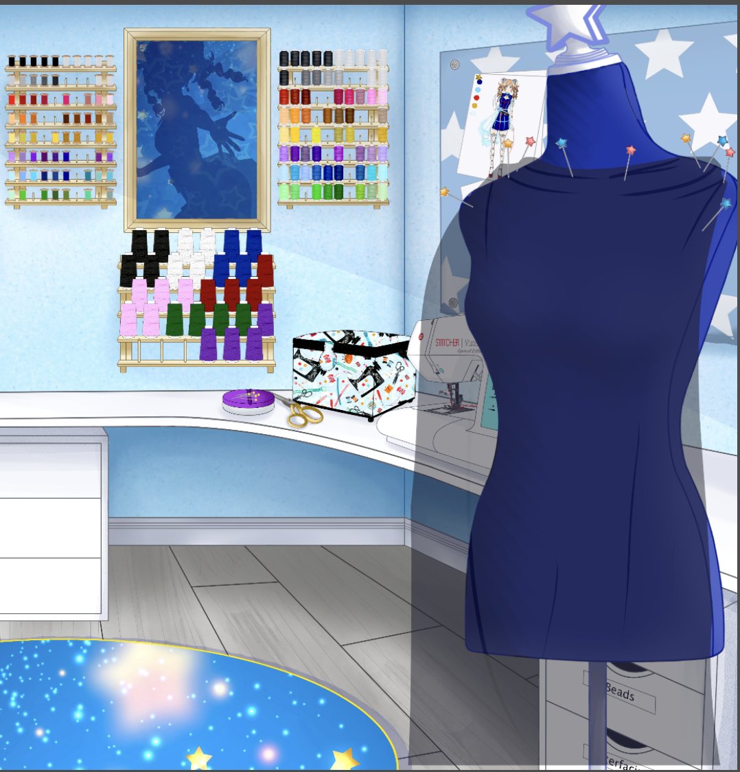 ReiStarCosplay's tweet photo. I have updated my Chat Box with a brand new home for them! From now on, Chat will be popping up on the draped piece of fabric pinned to the dress form in both the Sewing Studio Scene AND the Gaming Scene!
#vtuber #EVtuber #reistarcosplay #reistar #reistarvtuber https://t.co/HAqtNLYnC3