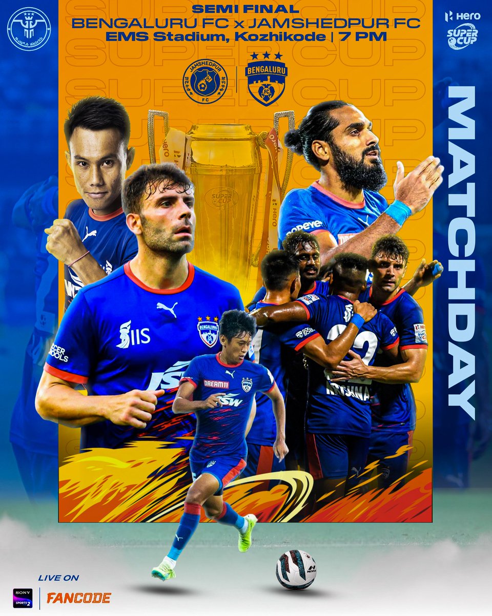 ಬಾರಿಸು ಗೆಲುವಿನ ಡಿಂಡಿಮವಾ
ಶತ್ರುವಿನ ಹುಟ್ಟಡಗಿಸುವ🔥
𝐂𝐨𝐦𝐞 𝐨𝐧, 𝐁𝐅𝐂 🔵
#WeAreBFC #BFCJFC #HeroSuperCup
