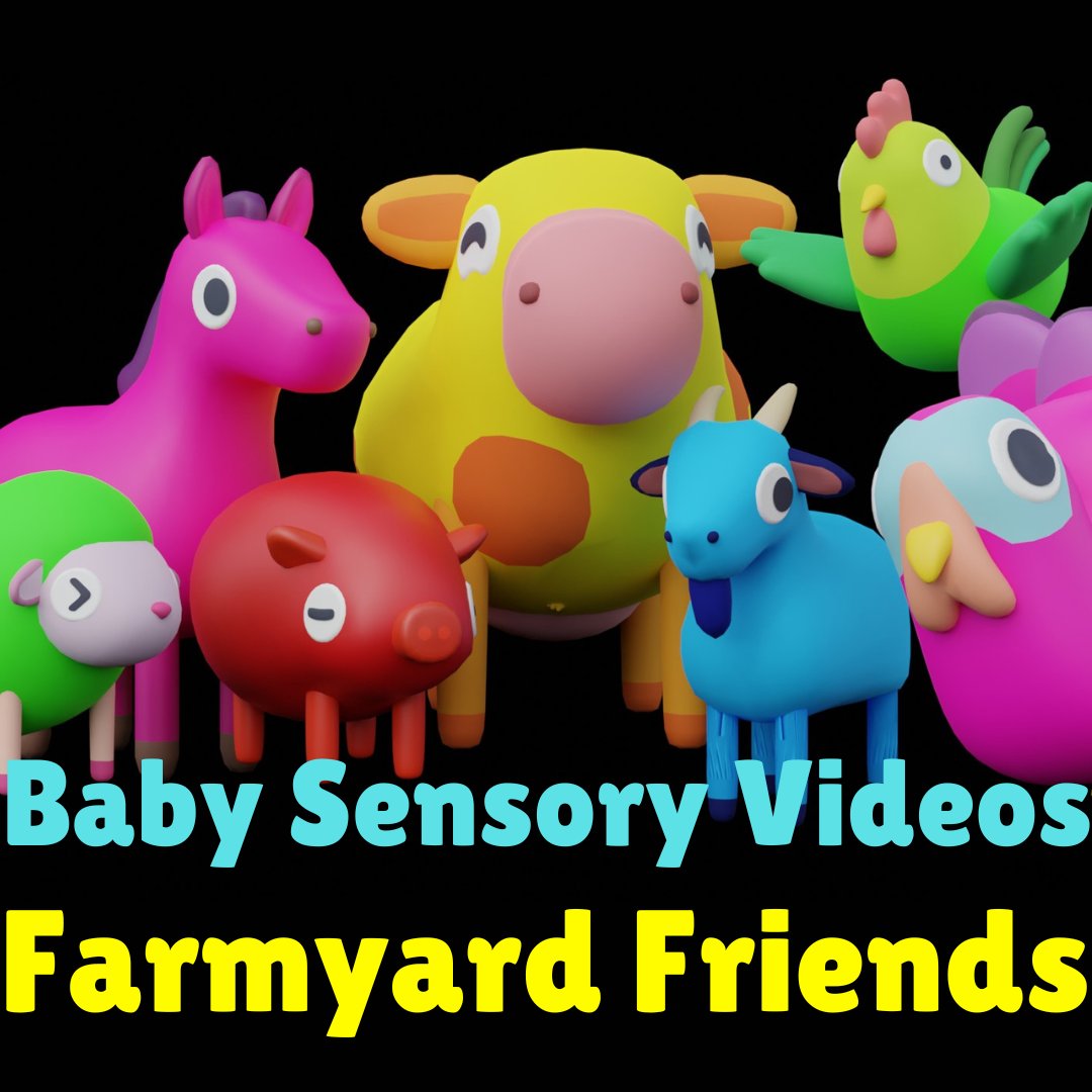 The farmyard crew has arrived! 🎉Our NEW baby sensory video, feat. all your favorite farmyard friends, has just landed on BabySensoryAnimals! 🐔🐖🐑

🌾youtu.be/zuKUzZOm-DQ🚜 

Watch as your little one giggles with joy. #BabySensoryAnimals #SensoryPlay
