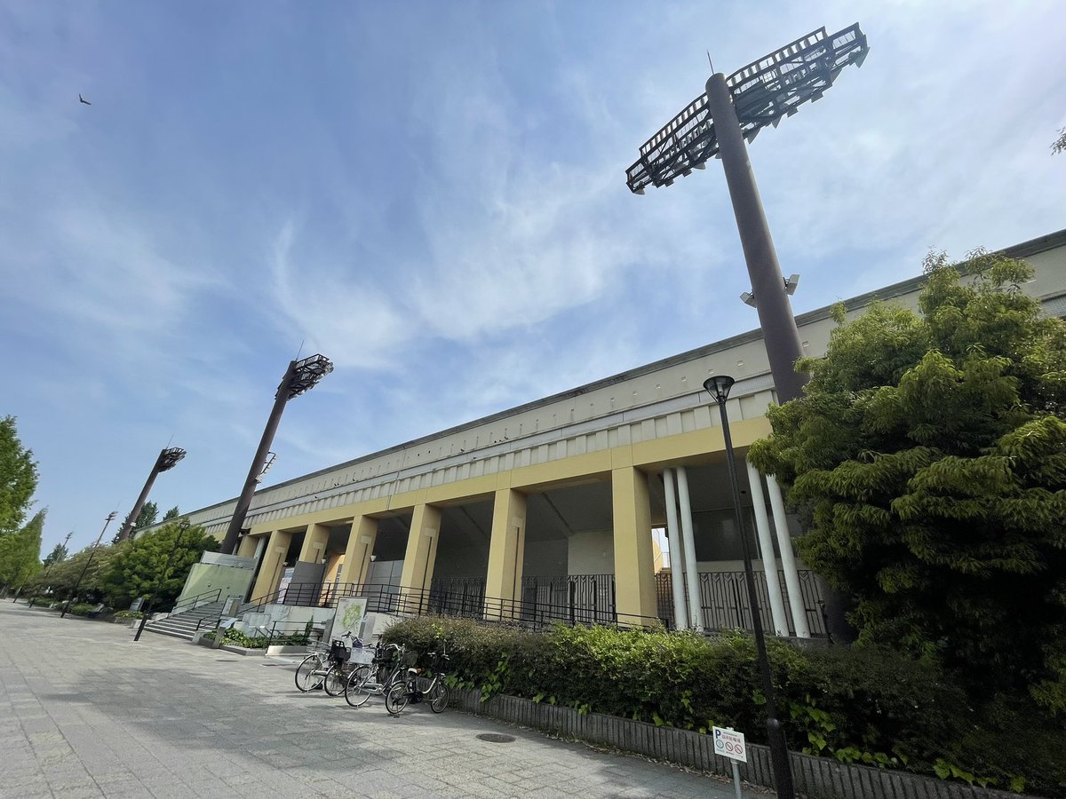 Pullaway_soccer's tweet photo. 試合会場候補地の現地調査に来ました!
#鶴見緑地球技場 #大阪 #OSAKA #pullaway #サッカー https://t.co/RLusm651yn