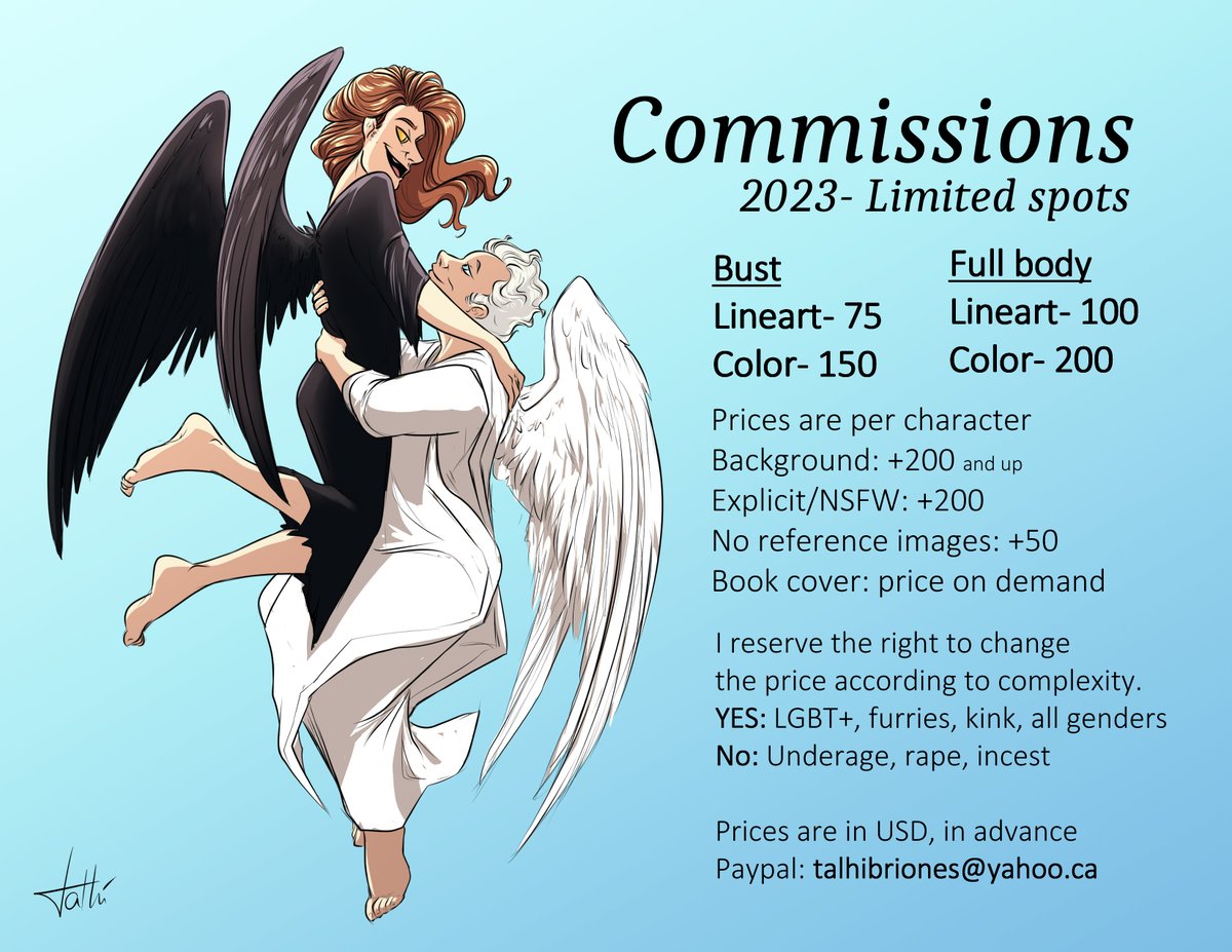 Talhi_tweets's tweet photo. I'm opening my commissions! Only five spots for now. https://t.co/smlSAqLg9d