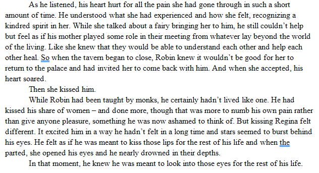 AEBrim's tweet photo. For Day 4 of @OQYear23, a look at Robin's perspective of his first meeting with Regina. Tomorrow, Part II of "A Story of Our Own" should be ready to go! #OutlawQueen https://t.co/i1eVEhHvQR