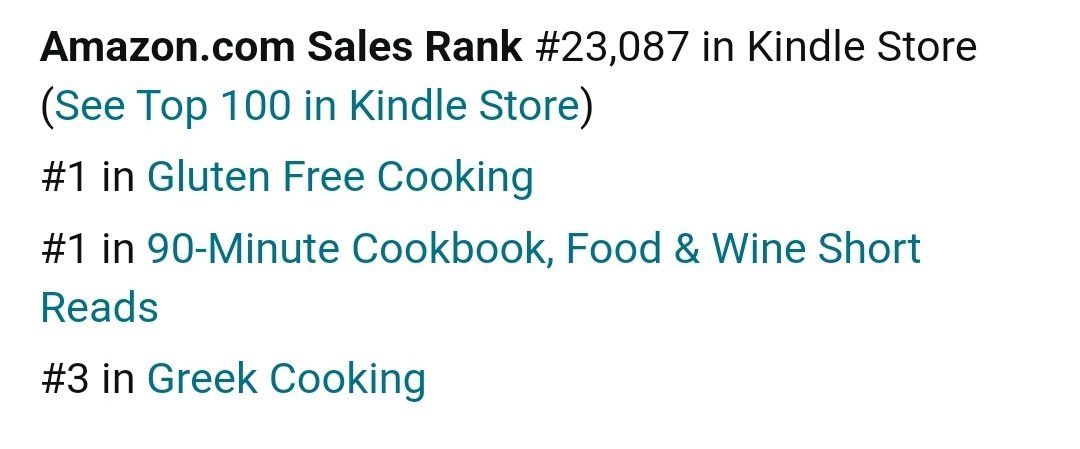 My cookbook is making waves on Amazon! With recipes that are gluten-free and easy to make, it's no wonder it's a best-seller. Order your copy now and see what all the fuss is about! #glutenfree #Greekcooking #cookbook #bestseller amazon.com/dp/B0C2YGXY16