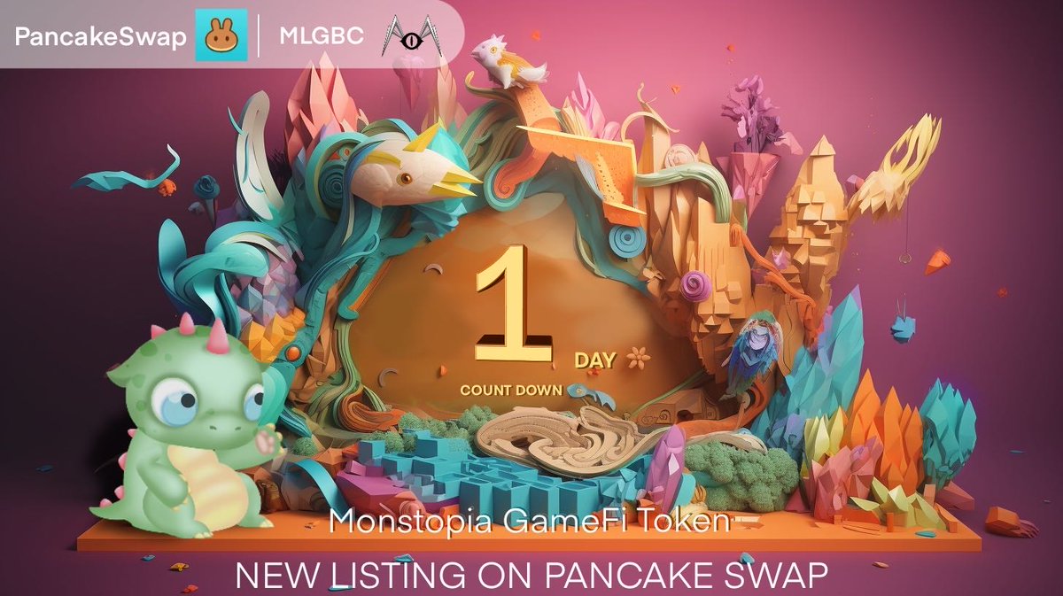 monstopia_yolo's tweet photo. 🚀1 Days to go live on PancakeSwap🎉
#mlgbc #Monstopia #Pancakeswap https://t.co/Q5NEGXMJ21