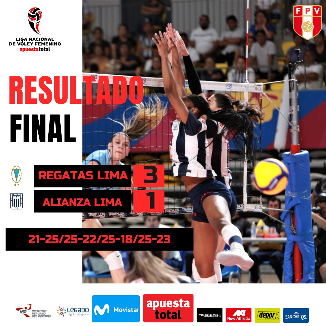 LPVBetsson's tweet photo. π Primera final
βΆοΈResultado
π Regatas Lima 3-1 Alianza Lima
.
.
.
#ApuestaTotal
#MovistarDeportes
#Legado
#IPD
#Triathlon
#NewAthletic
#Depor
#SanCarlos https://t.co/Zqu1scpLlm