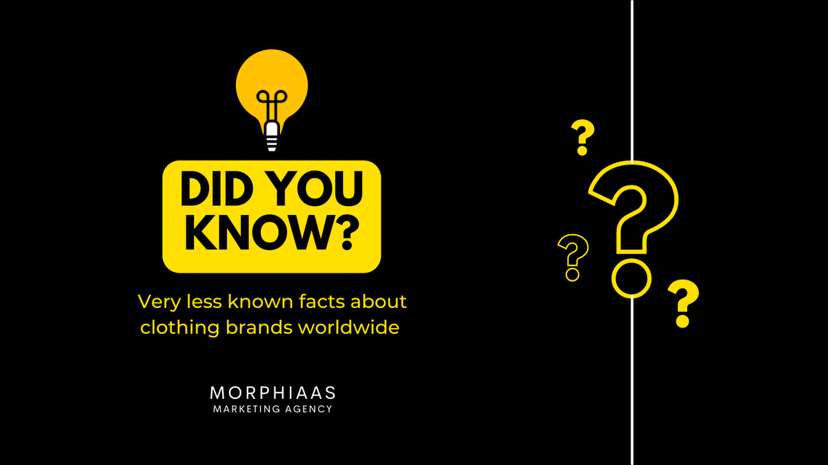 TheMorphiaas's tweet image. Did you know that the first clothing brand was Brooks Brothers, established in 1818? Here are some more interesting facts about clothing brands! #clothingbrands #fashionfacts #stylehistory #fashionhistory #fashionindustry #fashiondesigners #fashiontrends #fashiontips #fashionblog