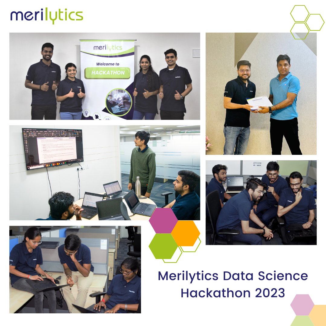 merilytics's tweet photo. The recent Merilytics Data Science Hackathon was an exciting opportunity for our Data Science enthusiasts to showcase their skills while working on real world problems, apply their knowledge & learn collaboratively. Here's a glimpse of the event.
#datasciencehackathon #merilytics https://t.co/E3PpJDjGQ9