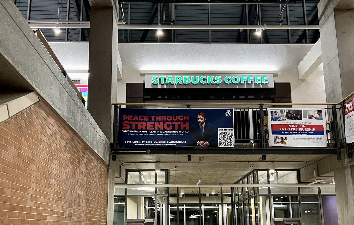 catholicuyaf's tweet photo. We can't wait to see @RepDanCrenshaw next week!  

Want to join us? Click the link in our bio to get your tickets! 

#onlyatyaf @yaf https://t.co/2qXUUV3Ul2