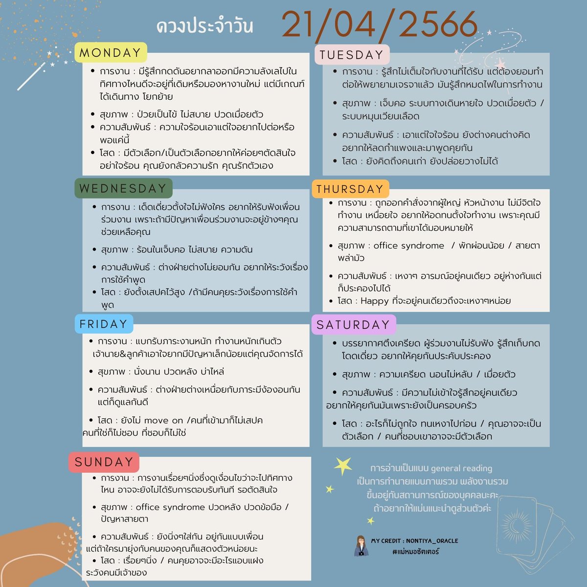 ดวงประจำวันที่ 21/04/2566 🔮
#แม่หมอชัตเตอร์

✨️re+ พิมพ์ 1 เพื่อคำทำนายดีขึ้น
✨️re+ พิมพ์ 9 เพื่อรับคำทำนาย
ฝากกด follow เป็นกำลังใจให้เราด้วยนะ

#ดูดวง #ดวงความรัก #ดวงรายวัน #ดวงการเงิน #ดวงวันนี้
#หมอดู #หมอดูแม่นๆ #วันอาทิตย์ #ดวงการงาน #ดวง #ดวงประจำวัน #ดวงประจำวันเกิด