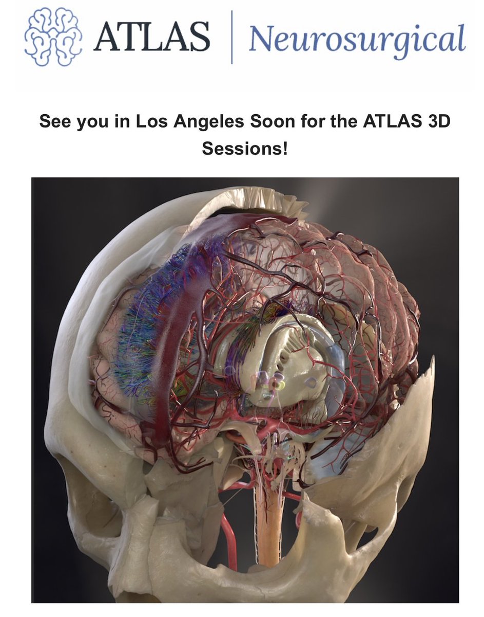 The ATLAS 3D Session: Challenging Operative Moments (Non-CME Session) , AANS2023   cdmcd.co/v9yzK9 

#AANS2023 #medicaltraining #medicaleducation #skullbase #neurosurgery #neuroanatomy #microsurgery #neurosurgeon