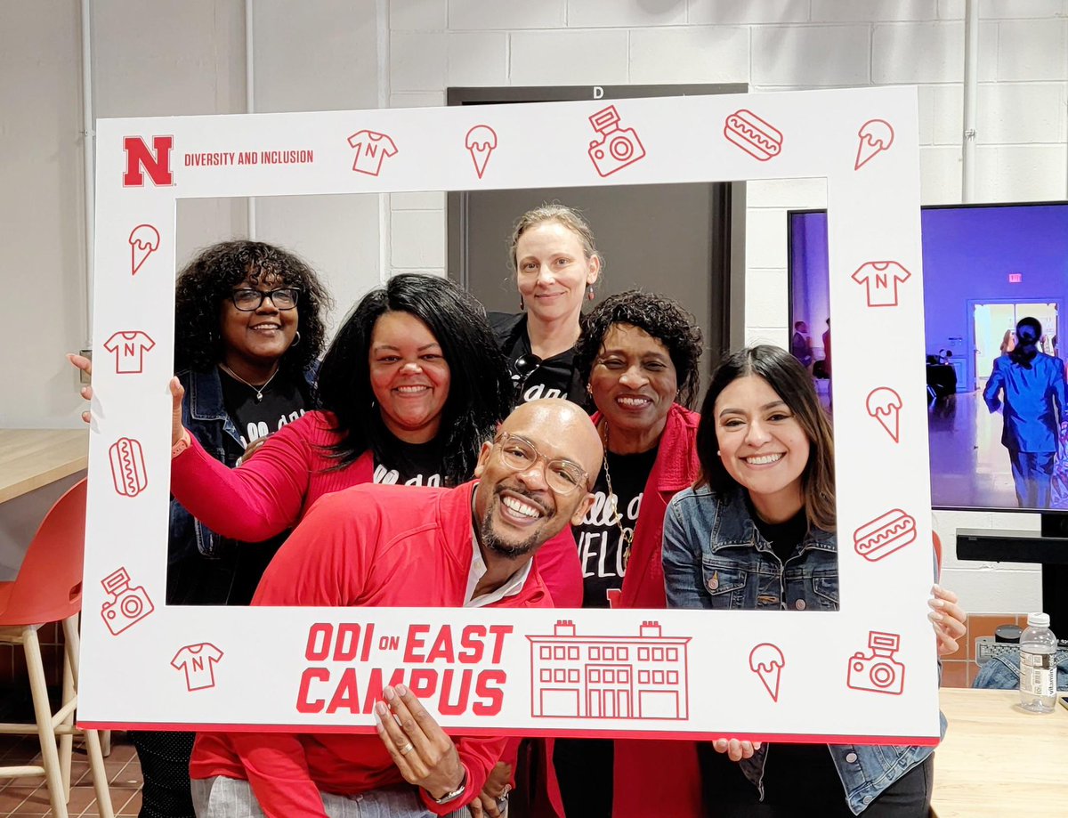 DrMarcoBarker's tweet photo. What a wonderful time @UNL_ODI and I had meeting students, staff, and faculty on East Campus during @UNL_CASNR week! #InclusiveNE #AllareWelcome https://t.co/cAMorbt6ce