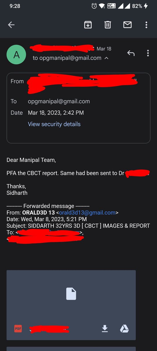 aaryan_sidh's tweet photo. @ManipalHealth Have been trying to get a consultation with a dental implant doctor from the last one month and there is no response from the Dental team. This is not expected out of Manipal Hospitals. Spent 2k on reports asked by Manipal and no revert from the team from a month https://t.co/v9lZAFtQEI