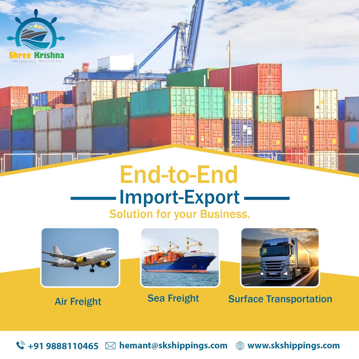 ShippingShree's tweet photo. Streamline Your Business with our Efficient Supply Chain Services - Your Partner for Growth and Success!
https://t.co/5xEGVNXCKP
#ShreeKrishnaShippingServices #SKSS #india #logistics #freightforwarderinludhiana #supplychain #shipping #freight #logisticscompany https://t.co/ajgmiL1Fa4