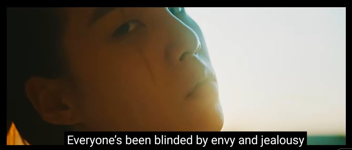 mygbebe's tweet photo. "Slaves to capitalism, slaves to money, slaves to hatred and prejudice, slaves to YouTube, slaves to flexin'. Selfishness and greed have gone off the rails... Everyone's been blinded by envy and jealousy, without realizing that they're putting shackles on each other." #Haegeum https://t.co/AkLRewLhp5