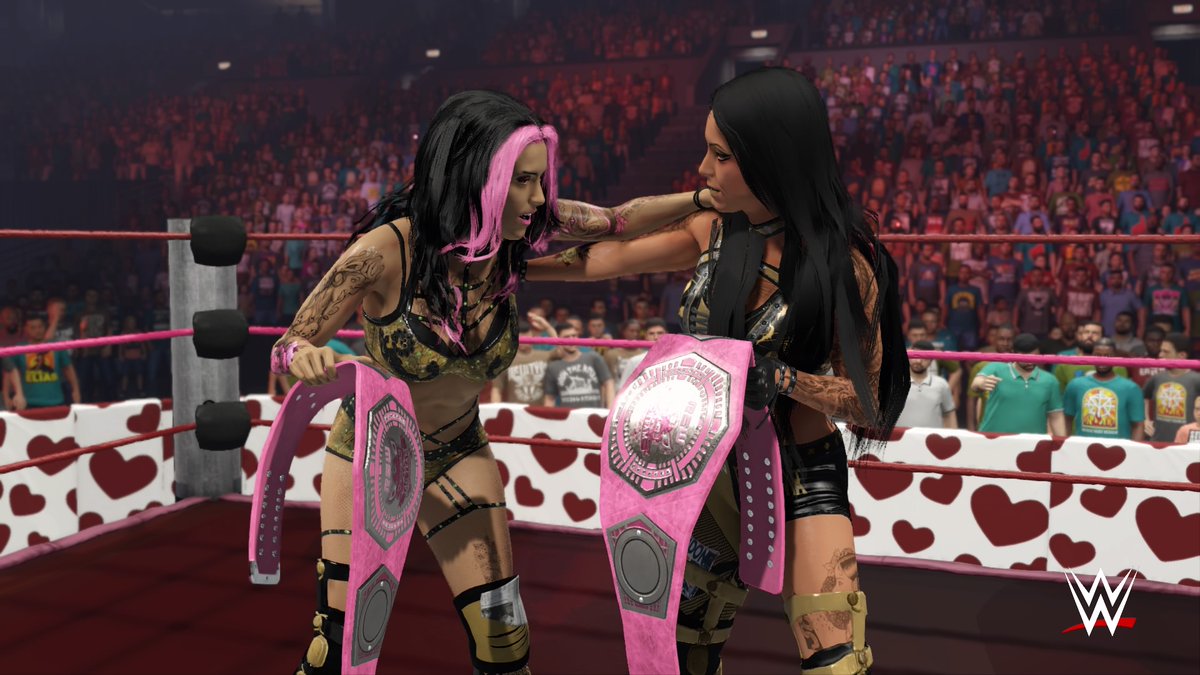 RSW_TTV's tweet photo. #AndNEW Not only #ViciousAndDelicious, but now RSW Women's Tag Team Champions!!!! #IvyGutierrezMack is proud of her Bestie and Daughter

#WWE2K23 #WrestlingEfed

@WWEgames
@ajmaxwell32 
@EPWrestling_TTV 
@TravelArmless 
@stepkicksgame 
@GildedWrestling https://t.co/ewKCftj9dy