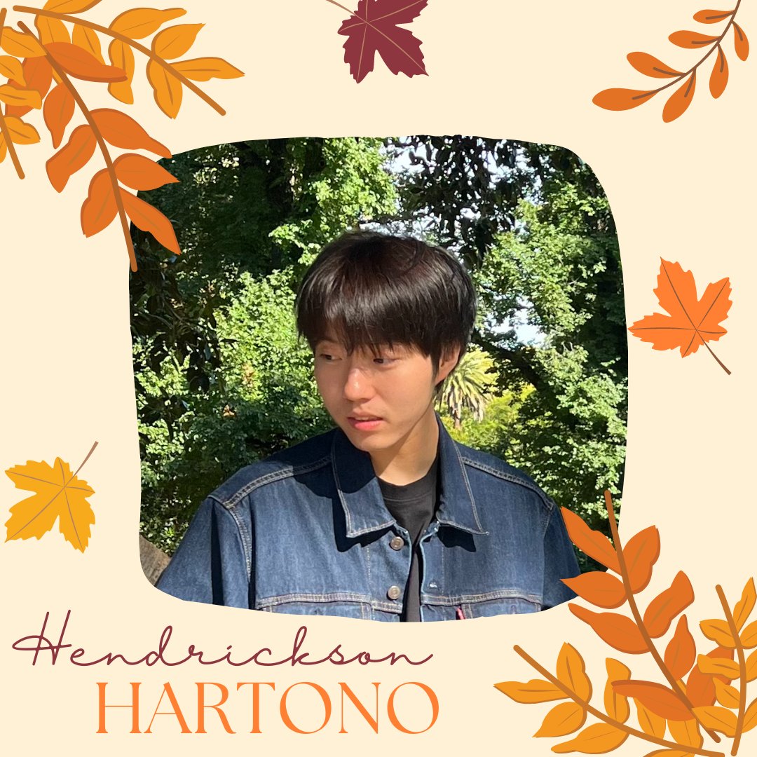 Meet the designers for Verandah 38! First up is Hendrickson:
Hendrickson is in his final year of a Bachelor of Design, majoring in Visual Communication