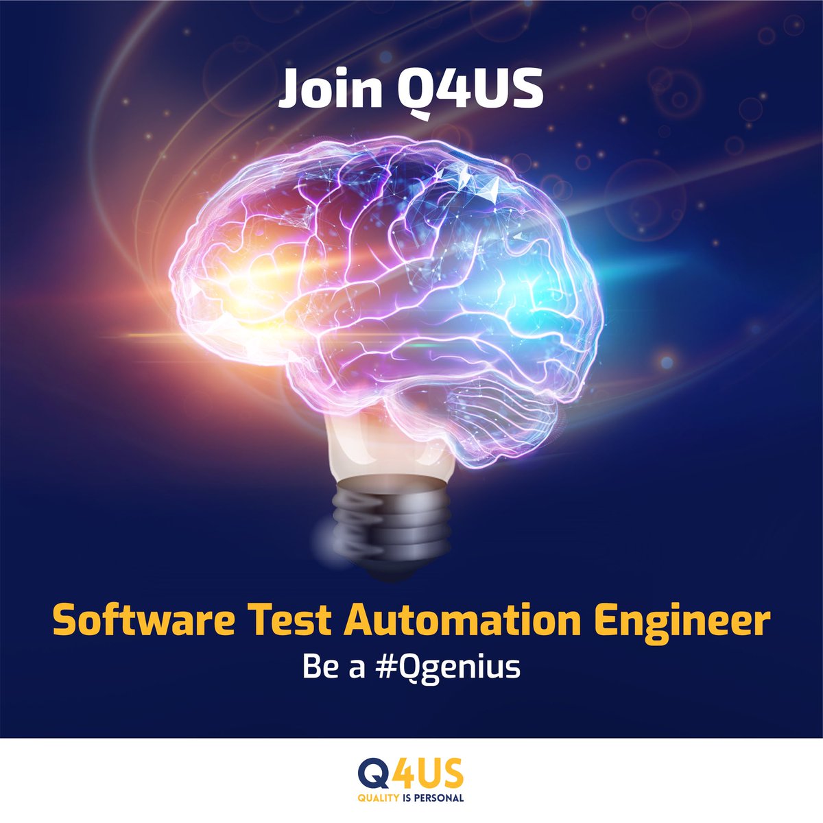 Q4USdev's tweet photo. Careers with Q4US.
Apply now. https://t.co/IxL0986jUz
#careers #techrecruitment #softwareengineer #qgenius #hiring https://t.co/QrHZ2sqPye