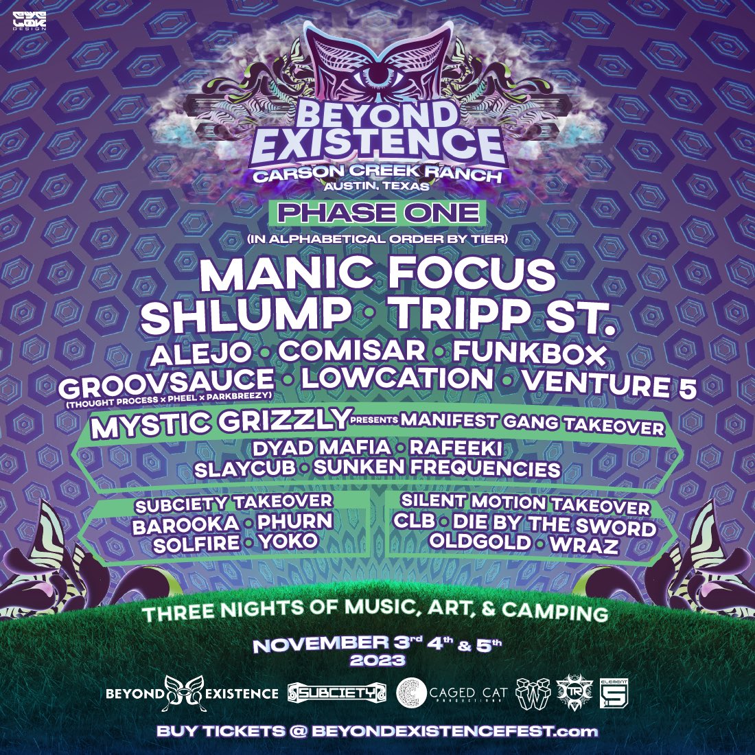 Silent Motion Records (@silentmotionrec) on Twitter photo Phase 1 is officially announced for <a href="/BeyondATX_/">Beyond Existence</a> & it’s stacked!
This will be our 1st Official Takeover at a festival - Don’t miss out 🌐
<a href="/clb_sounds/">✧ CLB ✧</a> x <a href="/wraz_dubs/">Wraz.</a> x <a href="/dbtsbass/">Die By The Sword</a> x <a href="/oldgoldinfinity/">OldGold (Infinity)</a> Phase 1 is officially announced for <a href="/BeyondATX_/">Beyond Existence</a> & it’s stacked!
This will be our 1st Official Takeover at a festival - Don’t miss out 🌐
<a href="/clb_sounds/">✧ CLB ✧</a> x <a href="/wraz_dubs/">Wraz.</a> x <a href="/dbtsbass/">Die By The Sword</a> x <a href="/oldgoldinfinity/">OldGold (Infinity)</a>