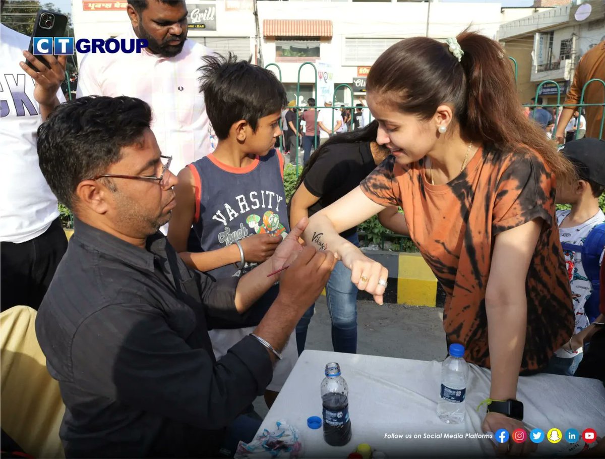 CTGroupshahpur's tweet photo. CT Group of Institute South campus shahpur Jalandhar organized "Weekend Of Wellness" WOW  (Sunday) from 6 am to 9 am at Model Town, Jalandhar.

 #ctgroup #shahpur #bestcollege #jalandhar #punjab #saga  #festevent #ctevent #jalandharpunjab #bestplace #punjabevent  #wow #modeltown https://t.co/Y56ExP5YUJ