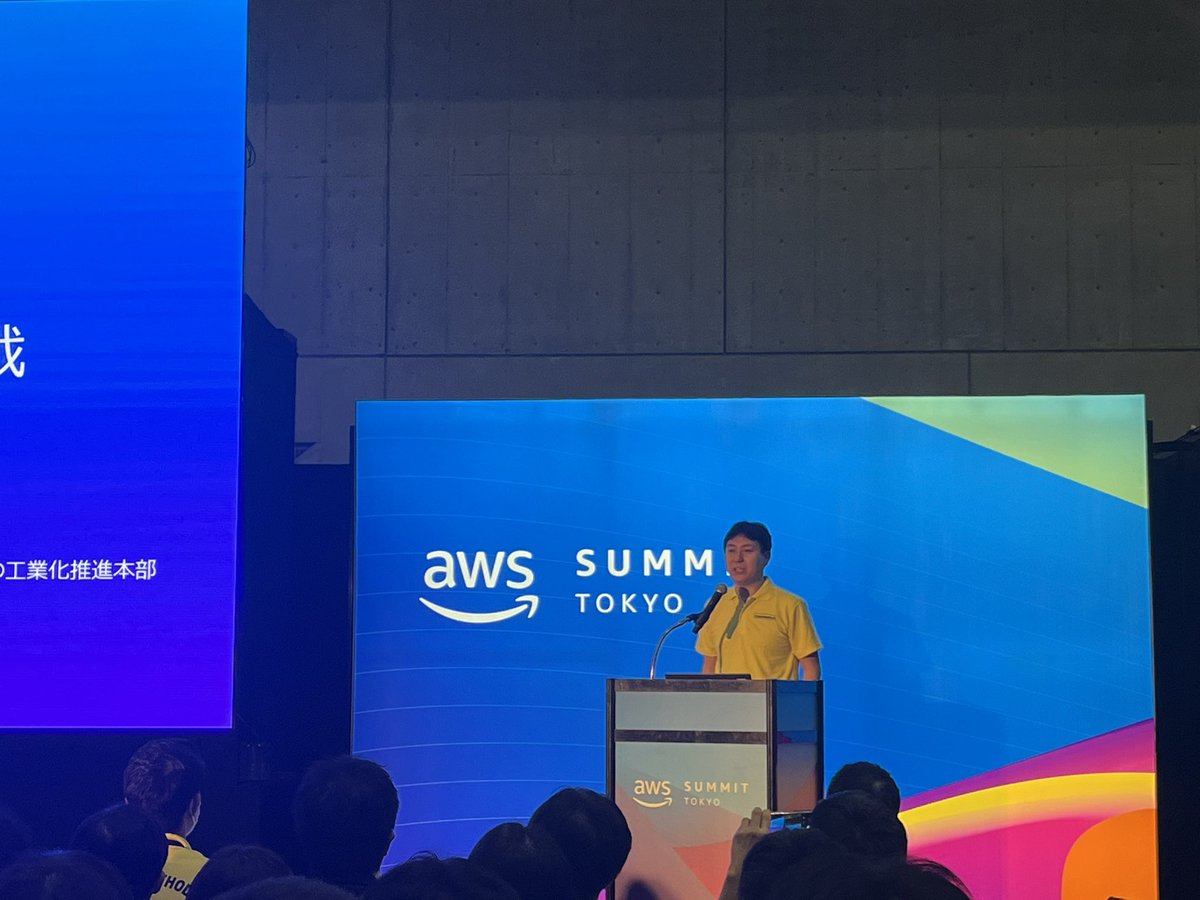 TomookaKenji's tweet image. 横田さんから亀山さんという黄金リレー！#classmethod #AWSSummit #ベイシア