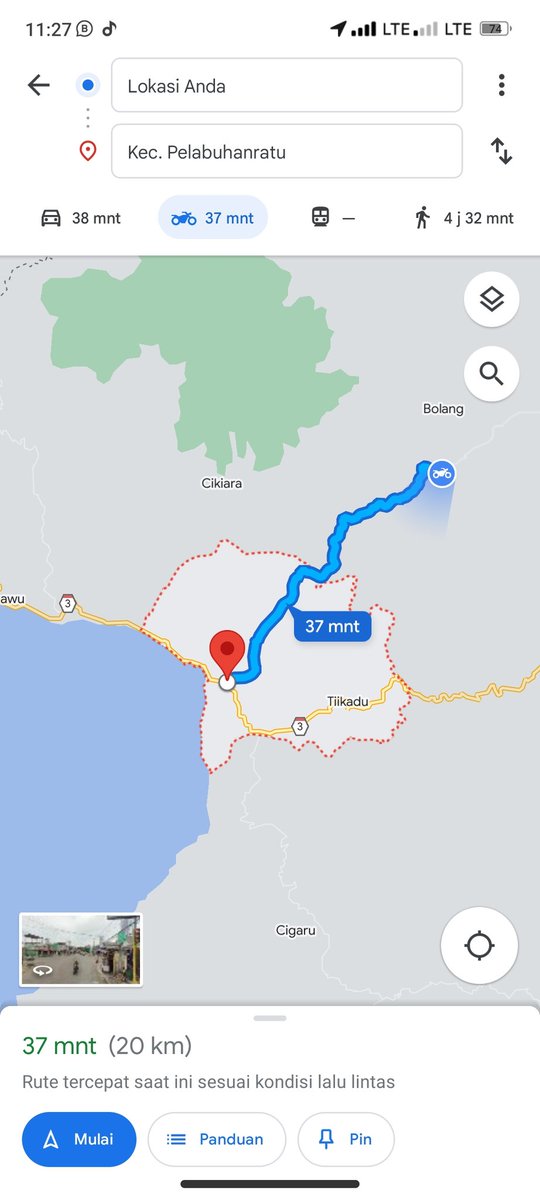 Udah tau badan capek, tapi maksa banget pengen ke Pelabuhan Ratu 😅