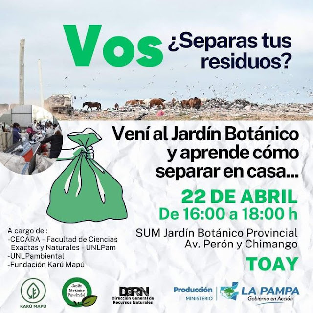 lapampadxd's tweet image. #Toay | Taller de Separación de Residuos en Origen, en el Botánico Provincial ===&amp;gt; LEÉ LA NOTA COMPLETA EN ===&amp;gt; ift.tt/PATgRKM