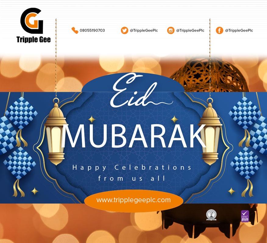 3Gplc's tweet photo. Wishing you all a joyous Eid el Fitr holiday
#tripplegee #EidUlFitr #EidMubarak #secureprint https://t.co/nD7yTqPv8O