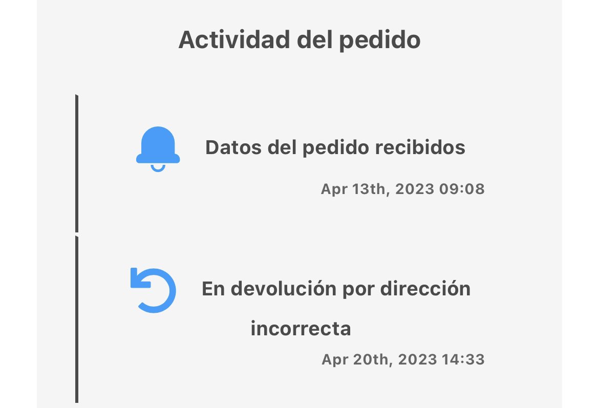 Hola <a href="/Veepee_Es/">Veepee España</a> , debéis de revisar la calidad del servicio de entregas que realizáis. No hacen intento de pedido…y además devuelven el pedido por dirección incorrecta…gracias