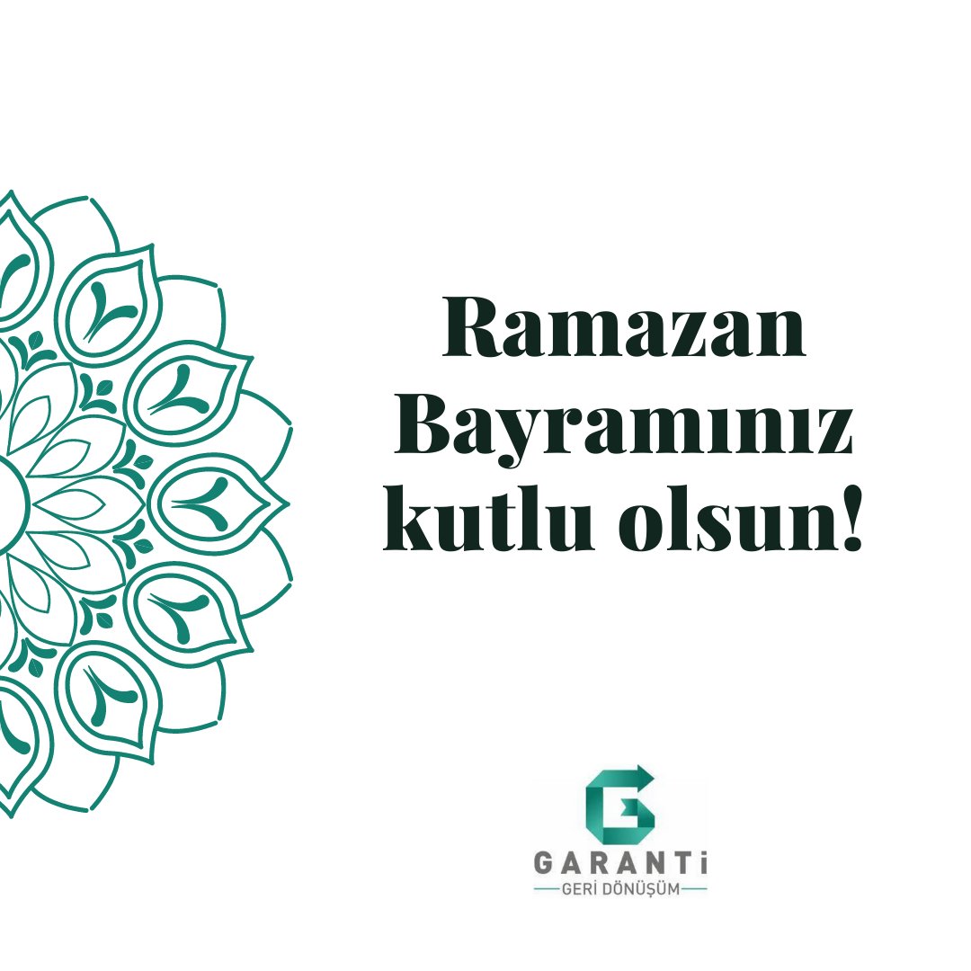 GarantiGeri's tweet photo. Sevdikleriniz ile beraber geçireceğiniz güzel bir bayram dileğiyle.. Ramazan Bayramınız Mübarek Olsun.  
#İyiBayramlar https://t.co/VJdQENxeKe