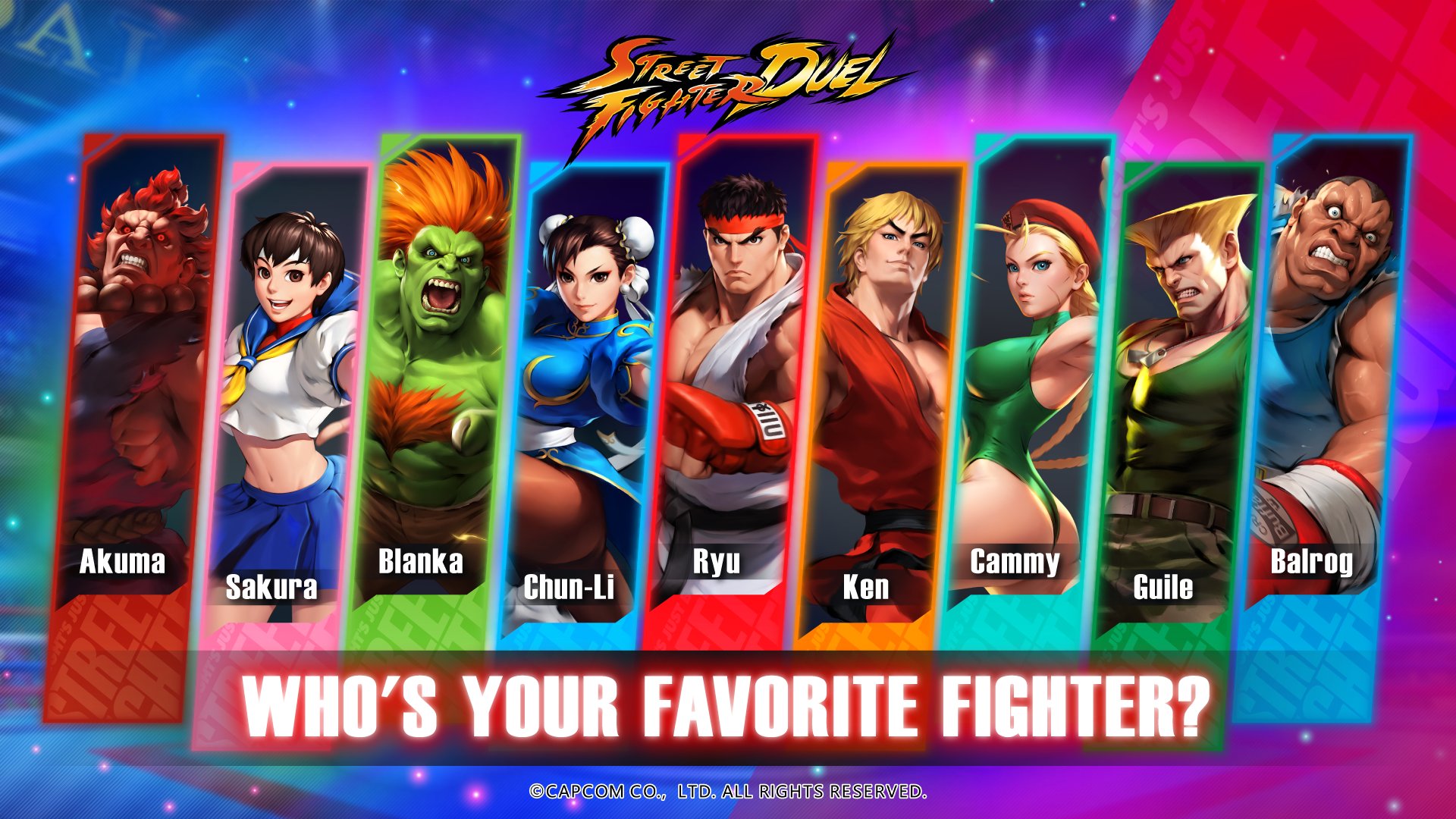 Street Fighter: Duel by A PLUS on X: Who's your favorite fighter